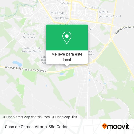 Casa de Carnes Vitoria mapa
