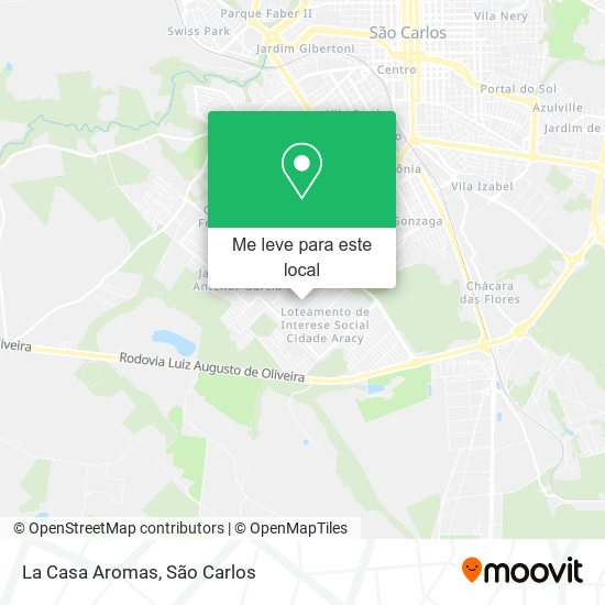 La Casa Aromas mapa