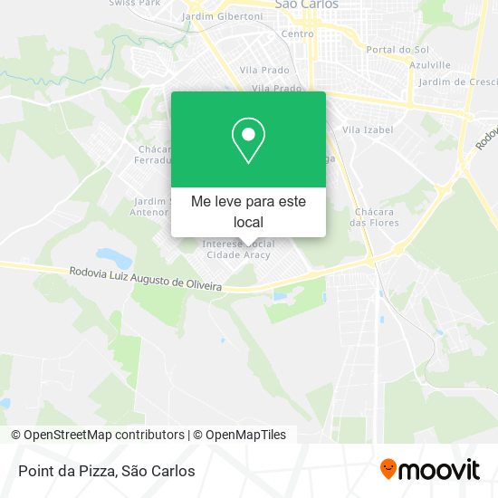 Point da Pizza mapa