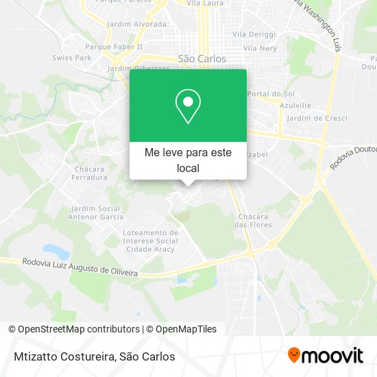 Mtizatto Costureira mapa