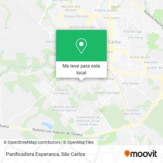 Panificadora Esperanca mapa