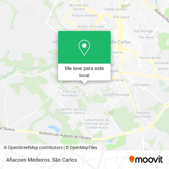 Afiacoes Medeiros mapa