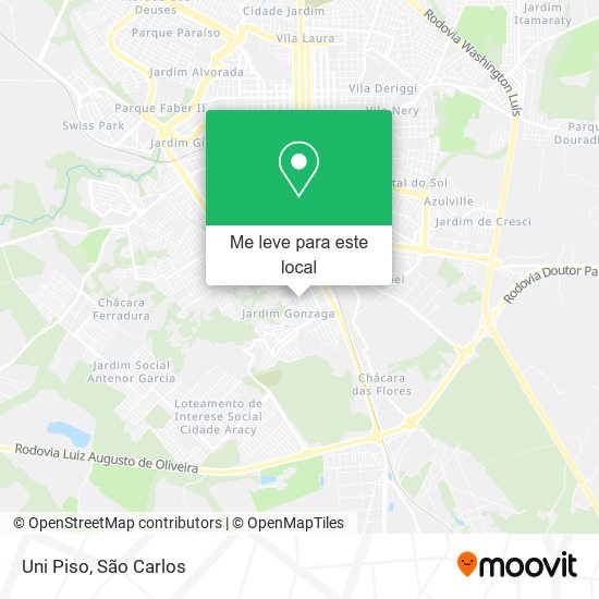 Uni Piso mapa