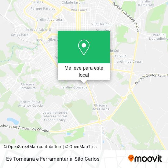 Es Tornearia e Ferramentaria mapa