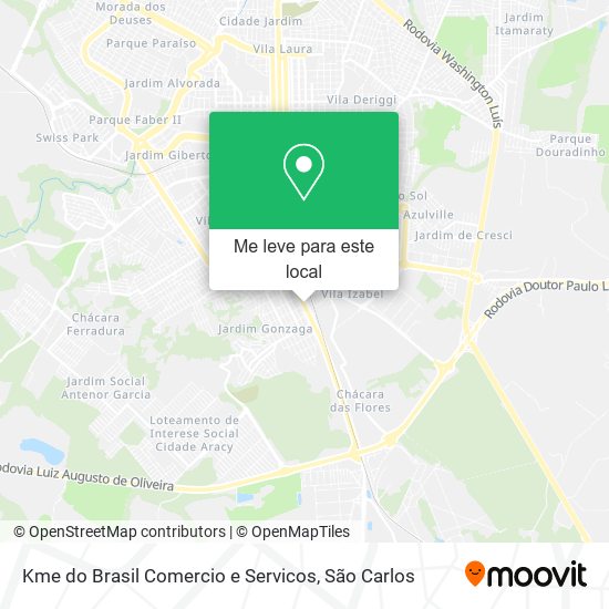 Kme do Brasil Comercio e Servicos mapa