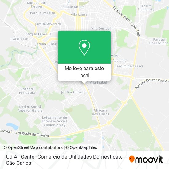Ud All Center Comercio de Utilidades Domesticas mapa