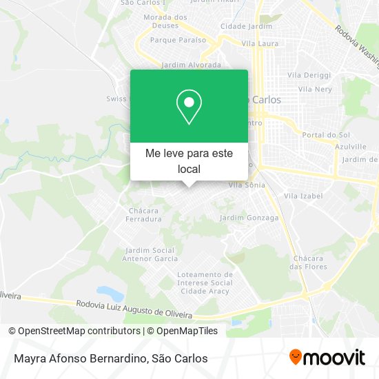 Mayra Afonso Bernardino mapa