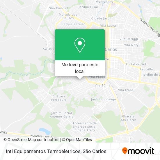 Inti Equipamentos Termoeletricos mapa