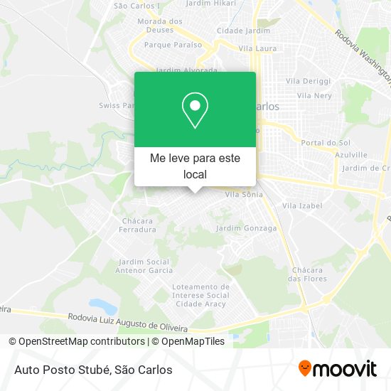 Auto Posto Stubé mapa