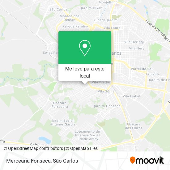 Mercearia Fonseca mapa
