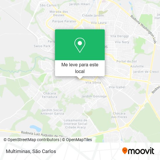 Multiminas mapa