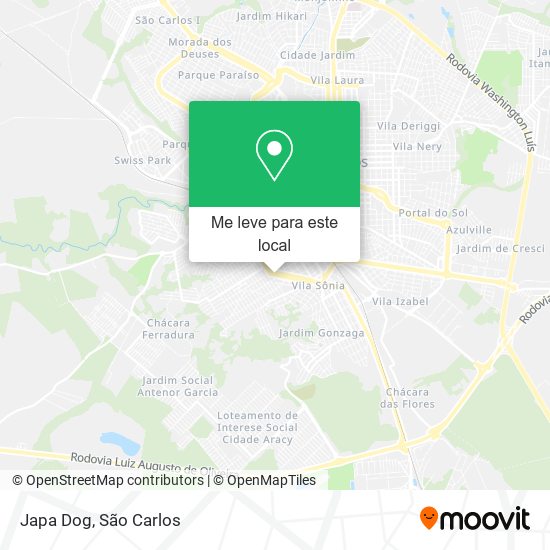 Japa Dog mapa
