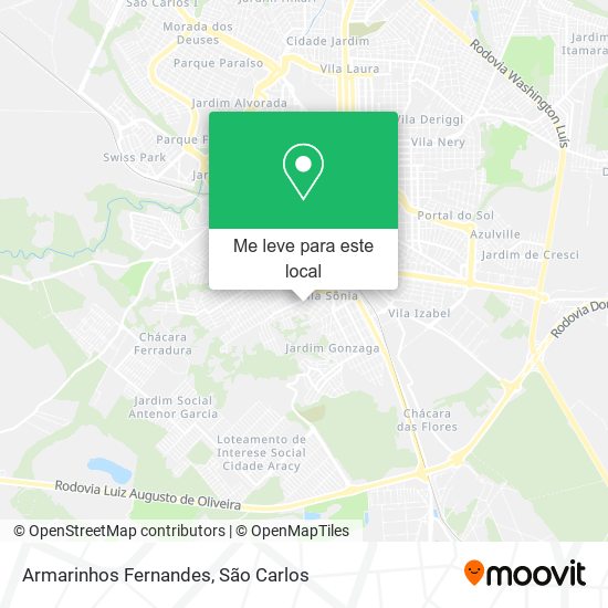 Armarinhos Fernandes mapa