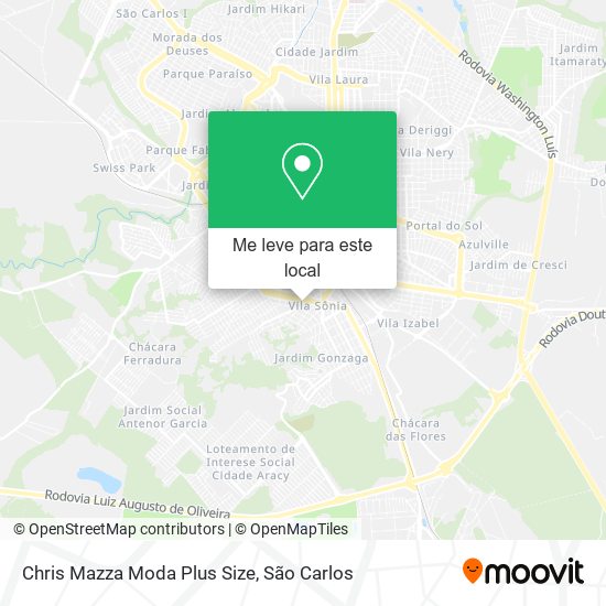 Chris Mazza Moda Plus Size mapa