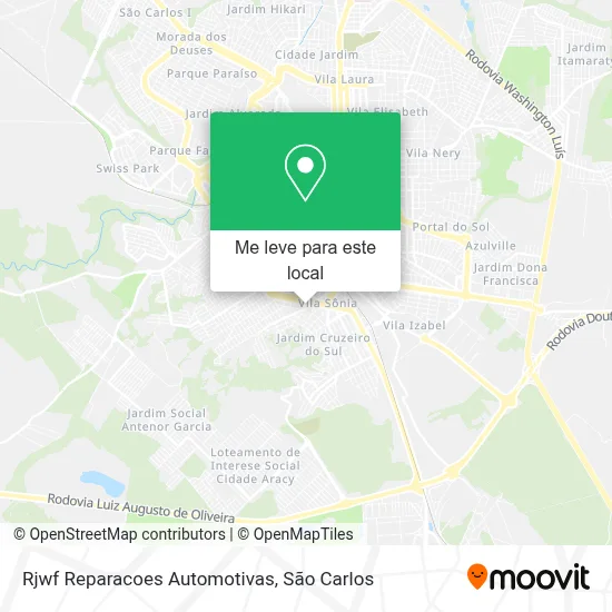Rjwf Reparacoes Automotivas mapa