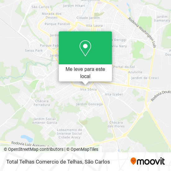 Total Telhas Comercio de Telhas mapa