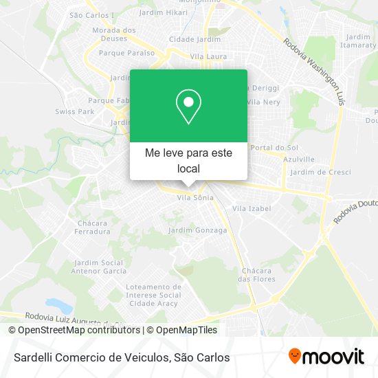 Sardelli Comercio de Veiculos mapa