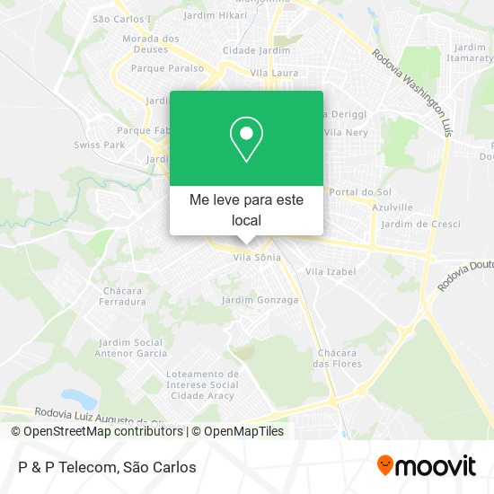 P & P Telecom mapa