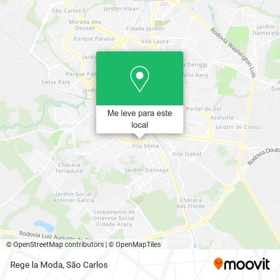 Rege la Moda mapa