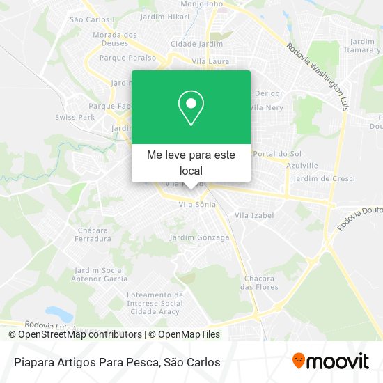 Piapara Artigos Para Pesca mapa