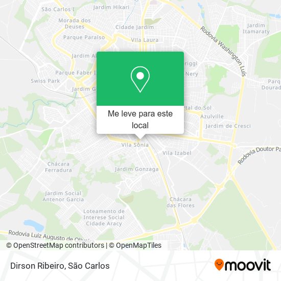 Dirson Ribeiro mapa