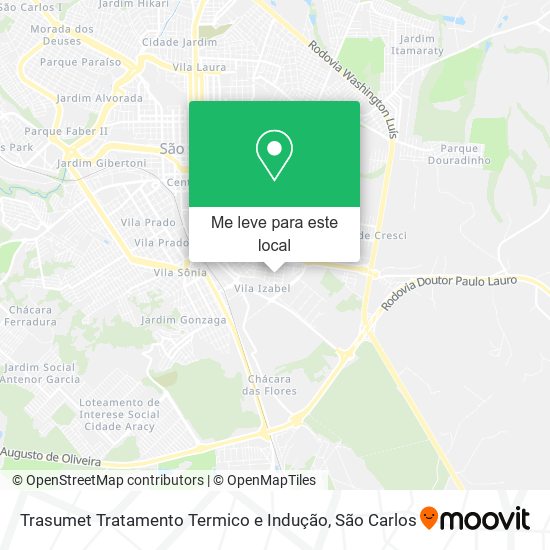 Trasumet Tratamento Termico e Indução mapa