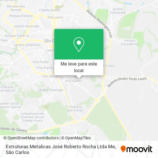 Estruturas Metalicas José Roberto Rocha Ltda Me mapa