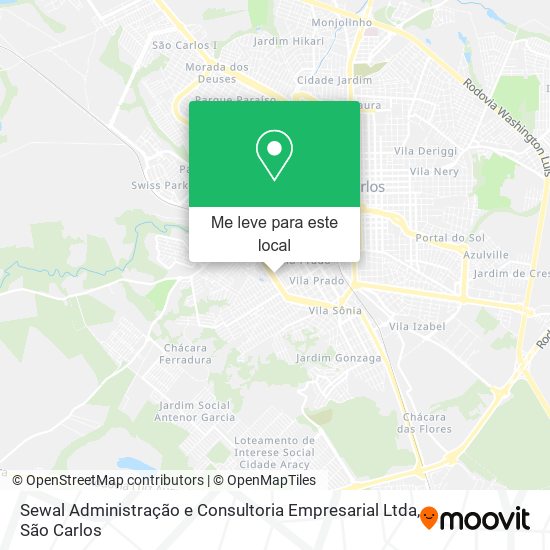 Sewal Administração e Consultoria Empresarial Ltda mapa
