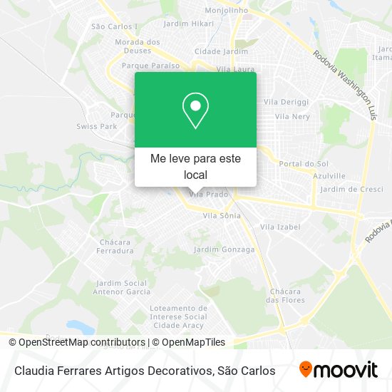 Claudia Ferrares Artigos Decorativos mapa