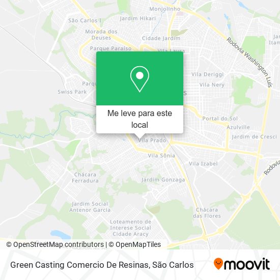 Green Casting Comercio De Resinas mapa