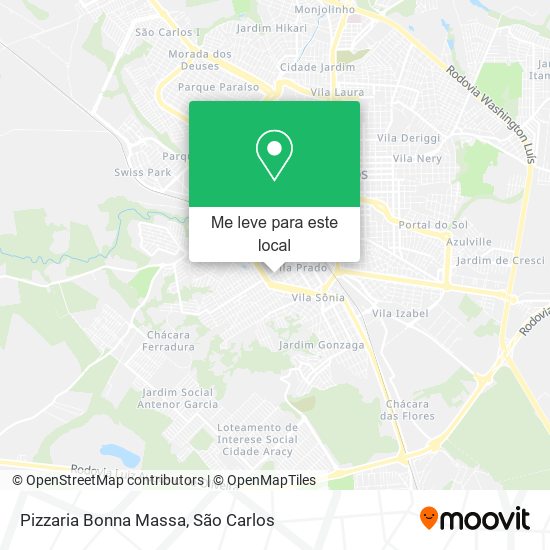 Pizzaria Bonna Massa mapa