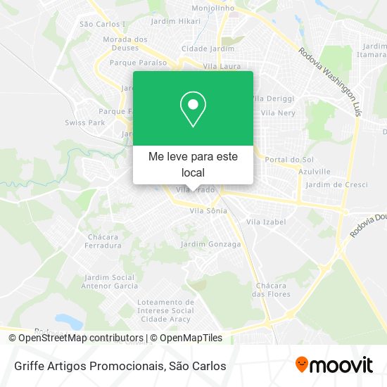 Griffe Artigos Promocionais mapa