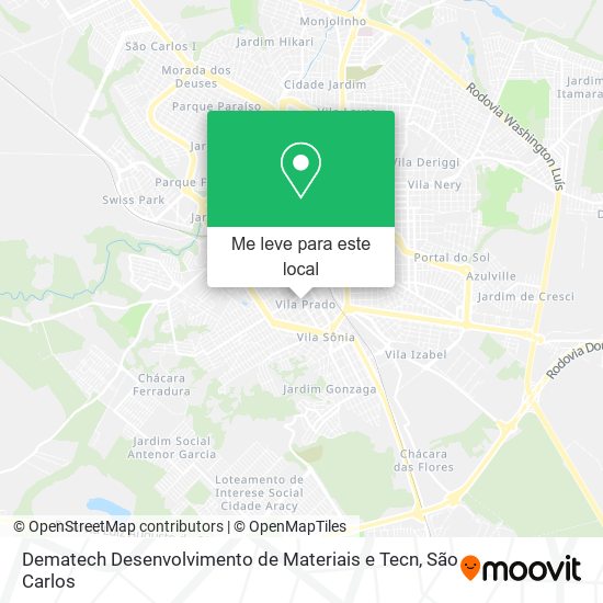 Dematech Desenvolvimento de Materiais e Tecn mapa