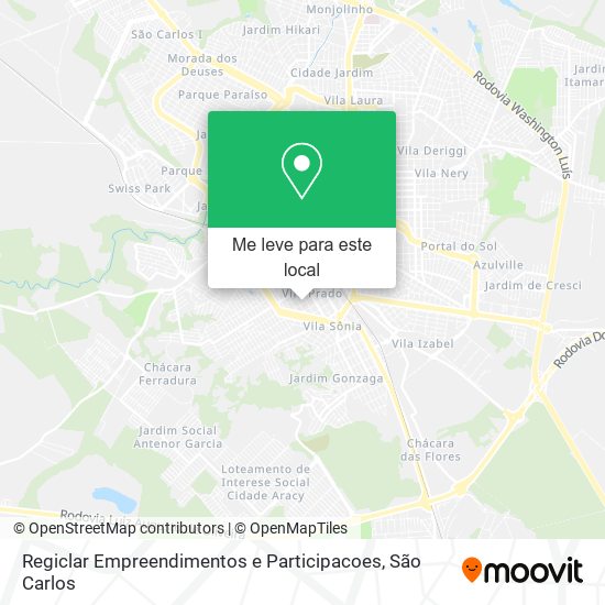 Regiclar Empreendimentos e Participacoes mapa