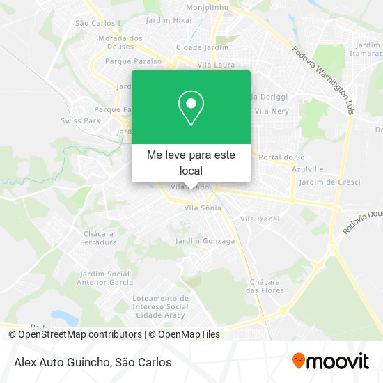 Alex Auto Guincho mapa