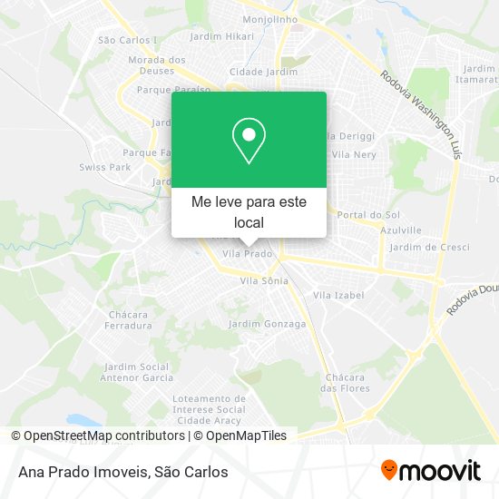 Ana Prado Imoveis mapa