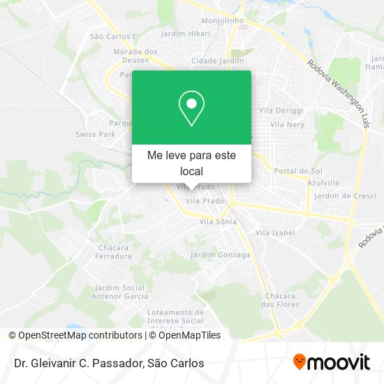 Dr. Gleivanir C. Passador mapa