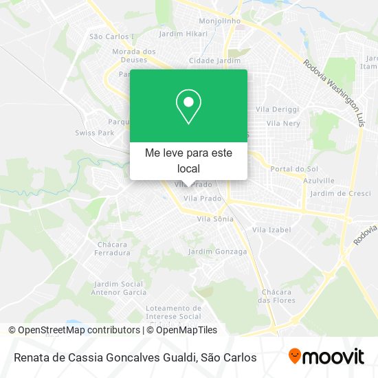 Renata de Cassia Goncalves Gualdi mapa