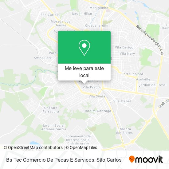 Bs Tec Comercio De Pecas E Servicos mapa