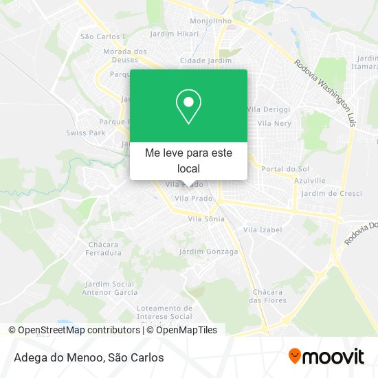 Adega do Menoo mapa