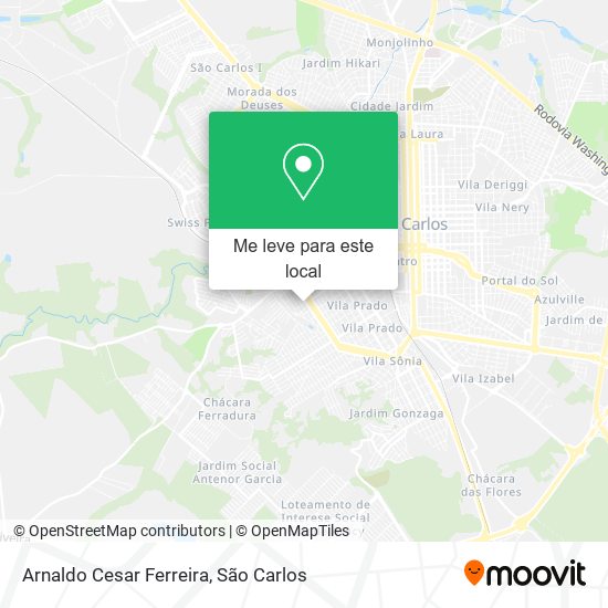 Arnaldo Cesar Ferreira mapa