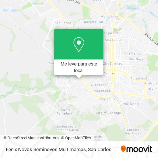 Fenix Novos Seminovos Multimarcas mapa