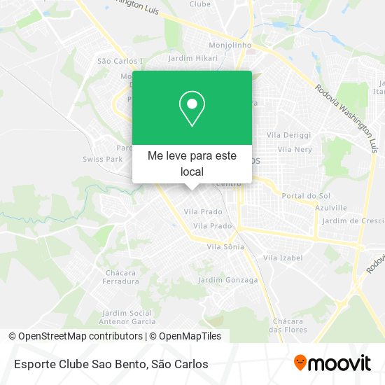 Esporte Clube Sao Bento mapa