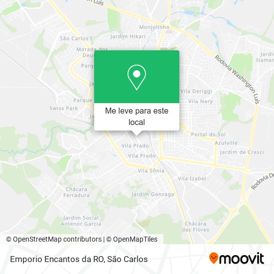 Emporio Encantos da RO mapa