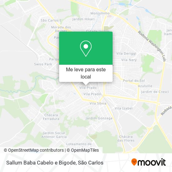 Sallum Baba Cabelo e Bigode mapa