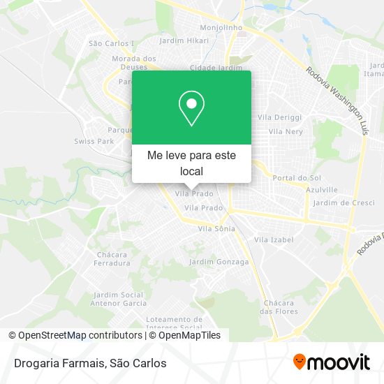 Drogaria Farmais mapa