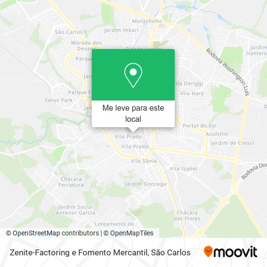 Zenite-Factoring e Fomento Mercantil mapa