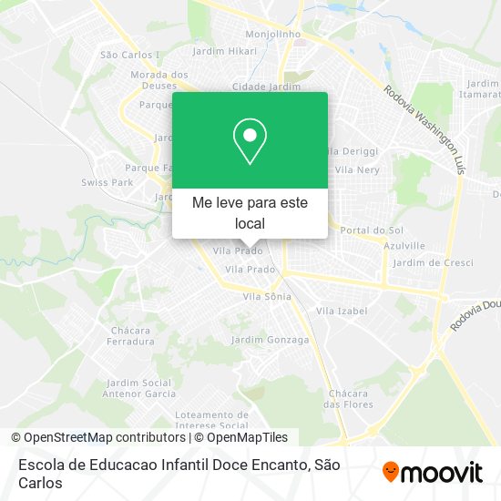 Escola de Educacao Infantil Doce Encanto mapa