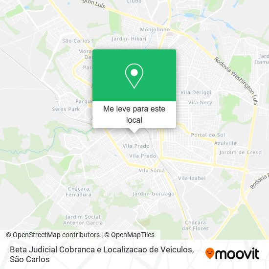 Beta Judicial Cobranca e Localizacao de Veiculos mapa