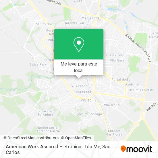 American Work Assured Eletronica Ltda Me mapa